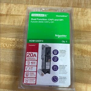 Square D Homeline Dual Function Circuit Breaker